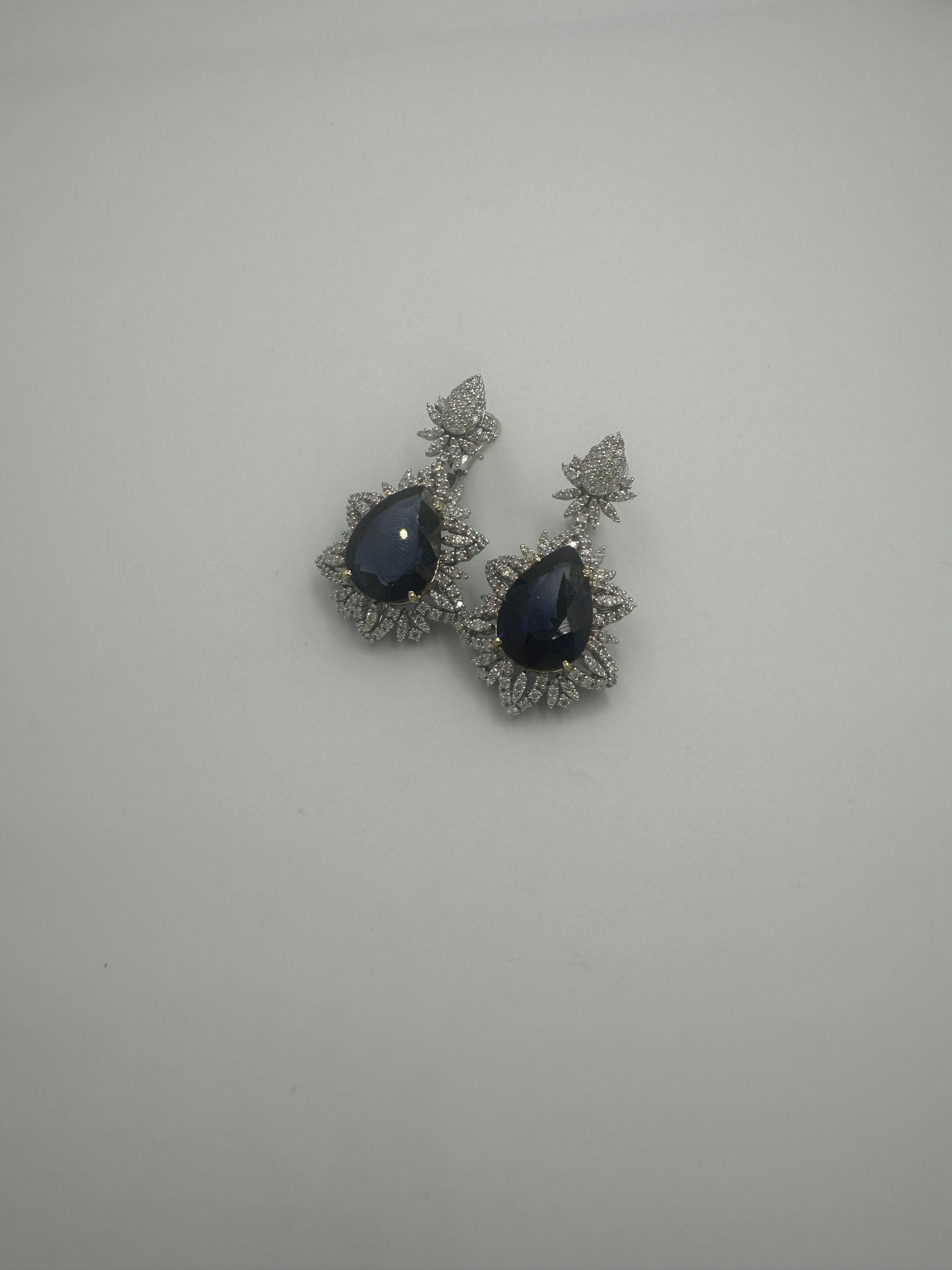 Sapphire Drop Earrings