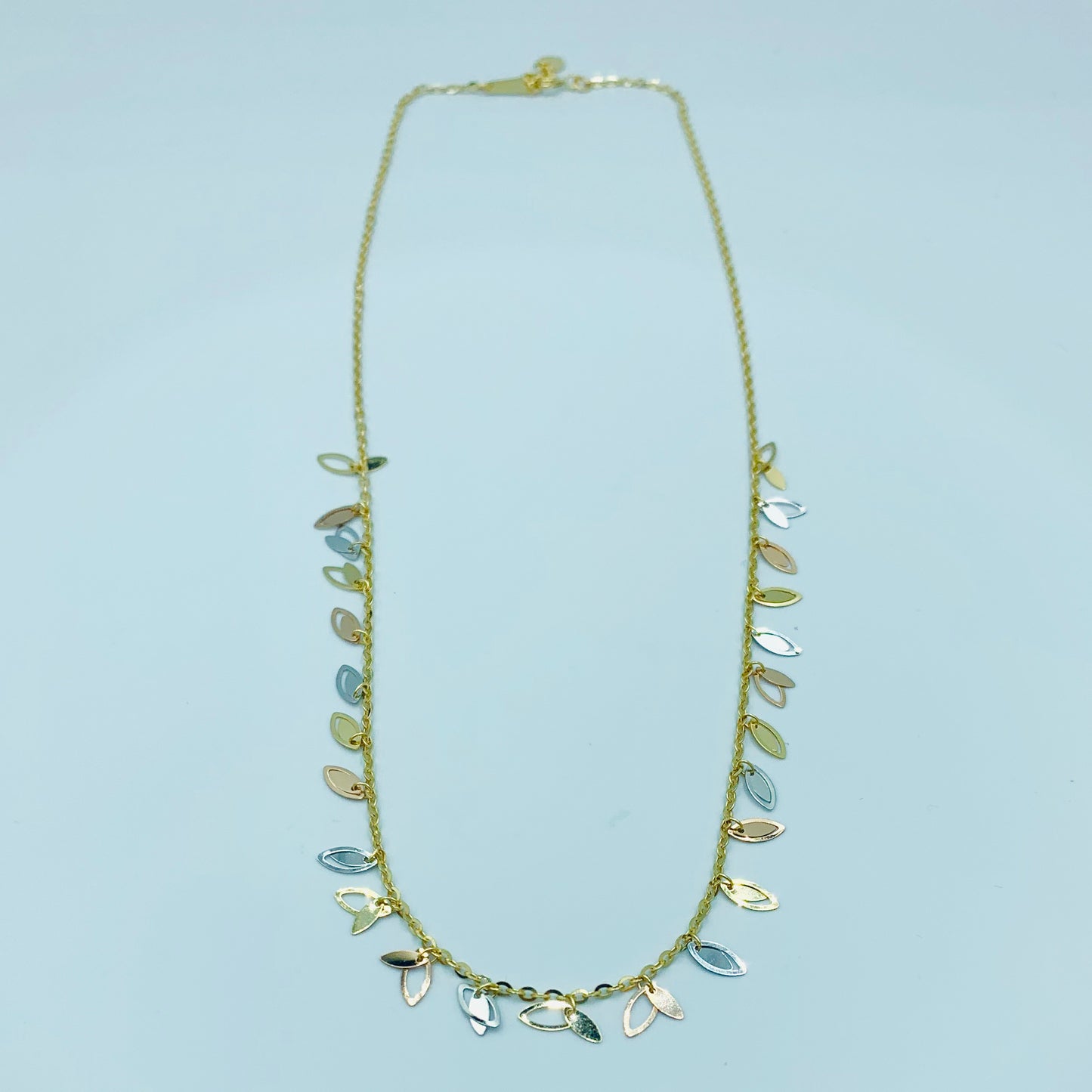 Tajreedi - Cutout Leaf Choker - UAEJEWELS