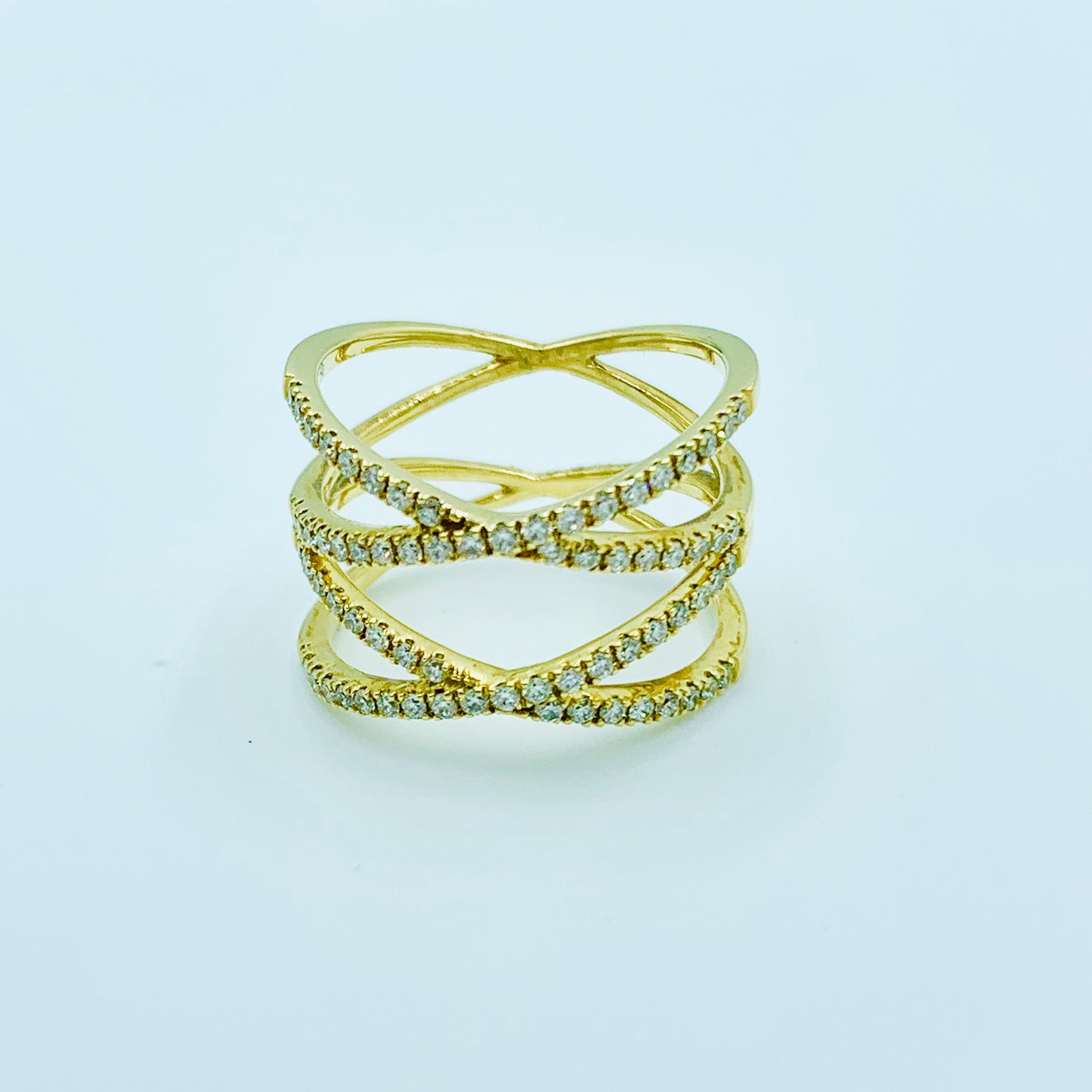 Tajreedi- Double Helix Ring - MUSBAHJEWELLERS