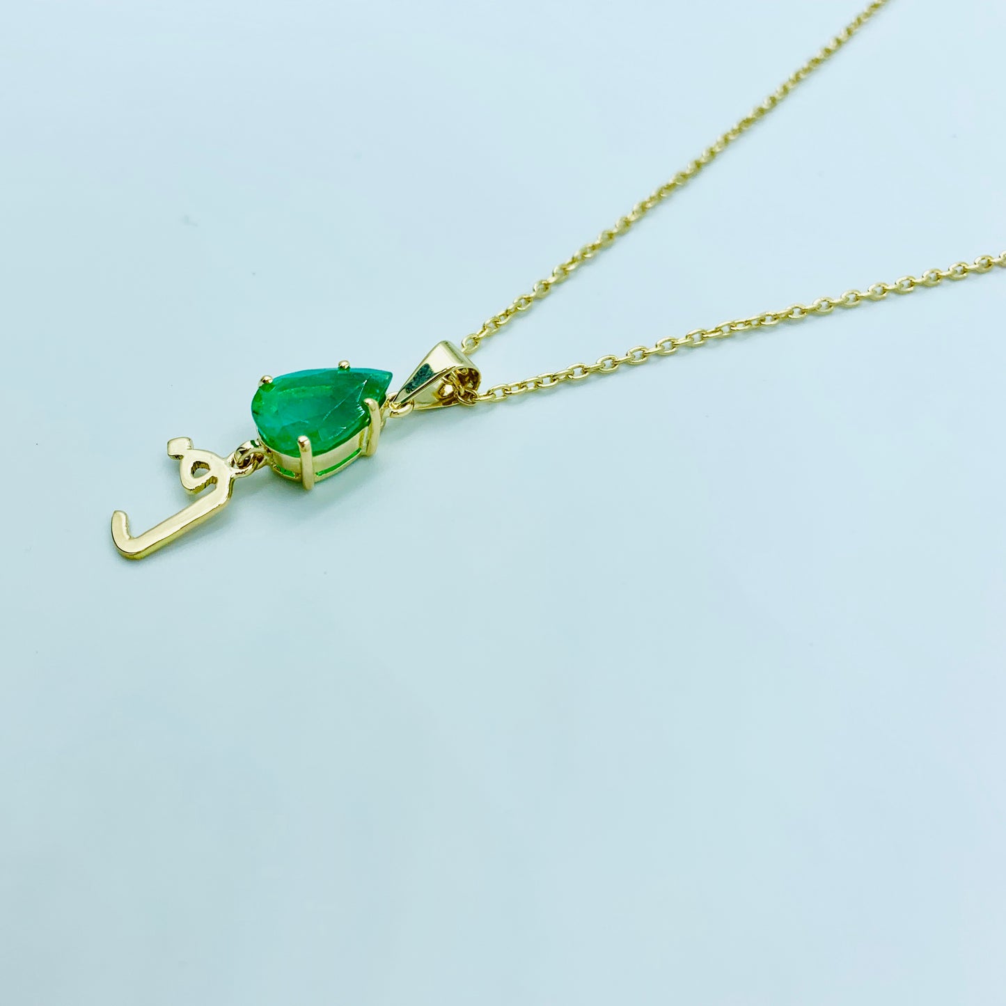 Your Letter Drop Necklace - MUSBAHJEWELLERS
