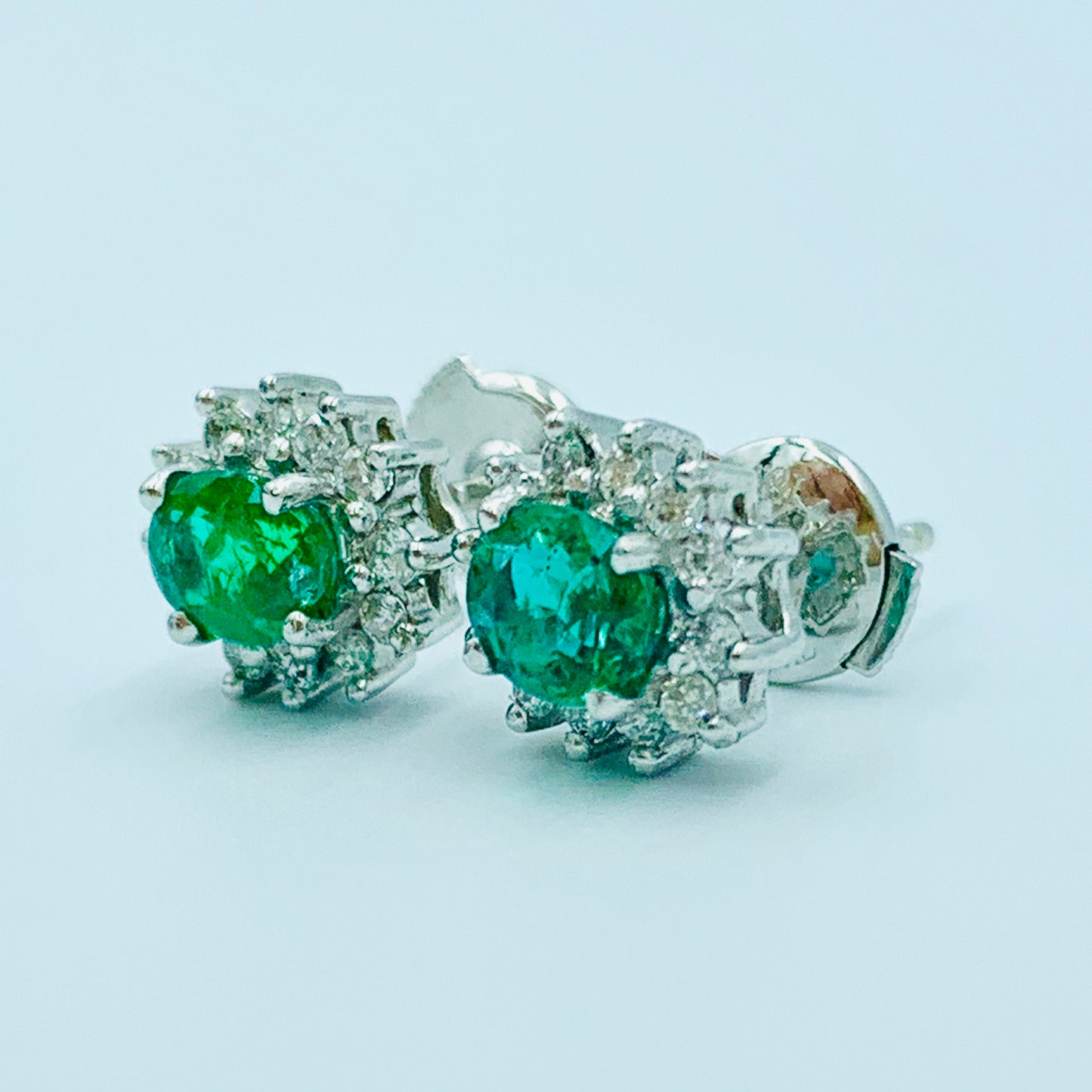 Yomiyat - Diana Emerald Earrings - MUSBAHJEWELLERS