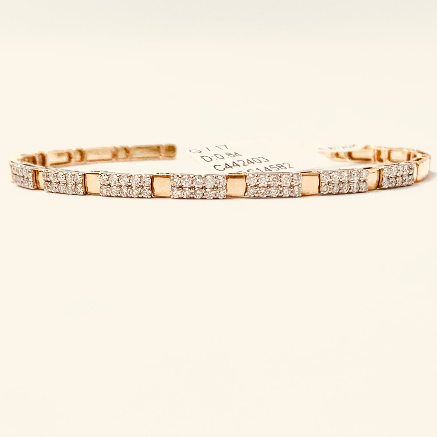 Tajreedi - Diamond Open Bangle - MUSBAHJEWELLERS