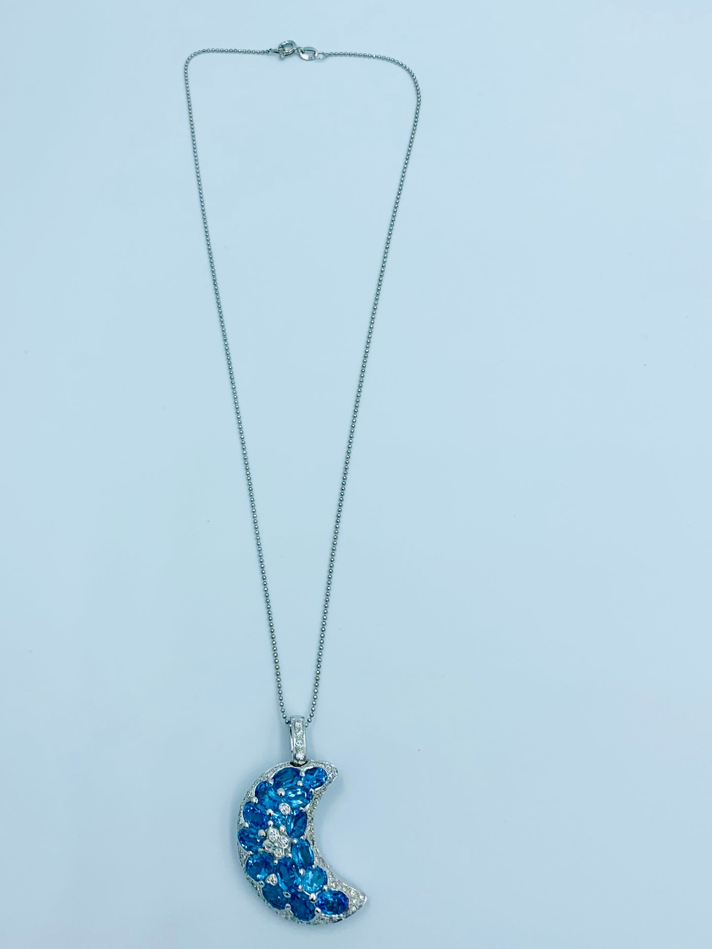 Hilal - Half Moon Diamond Necklace