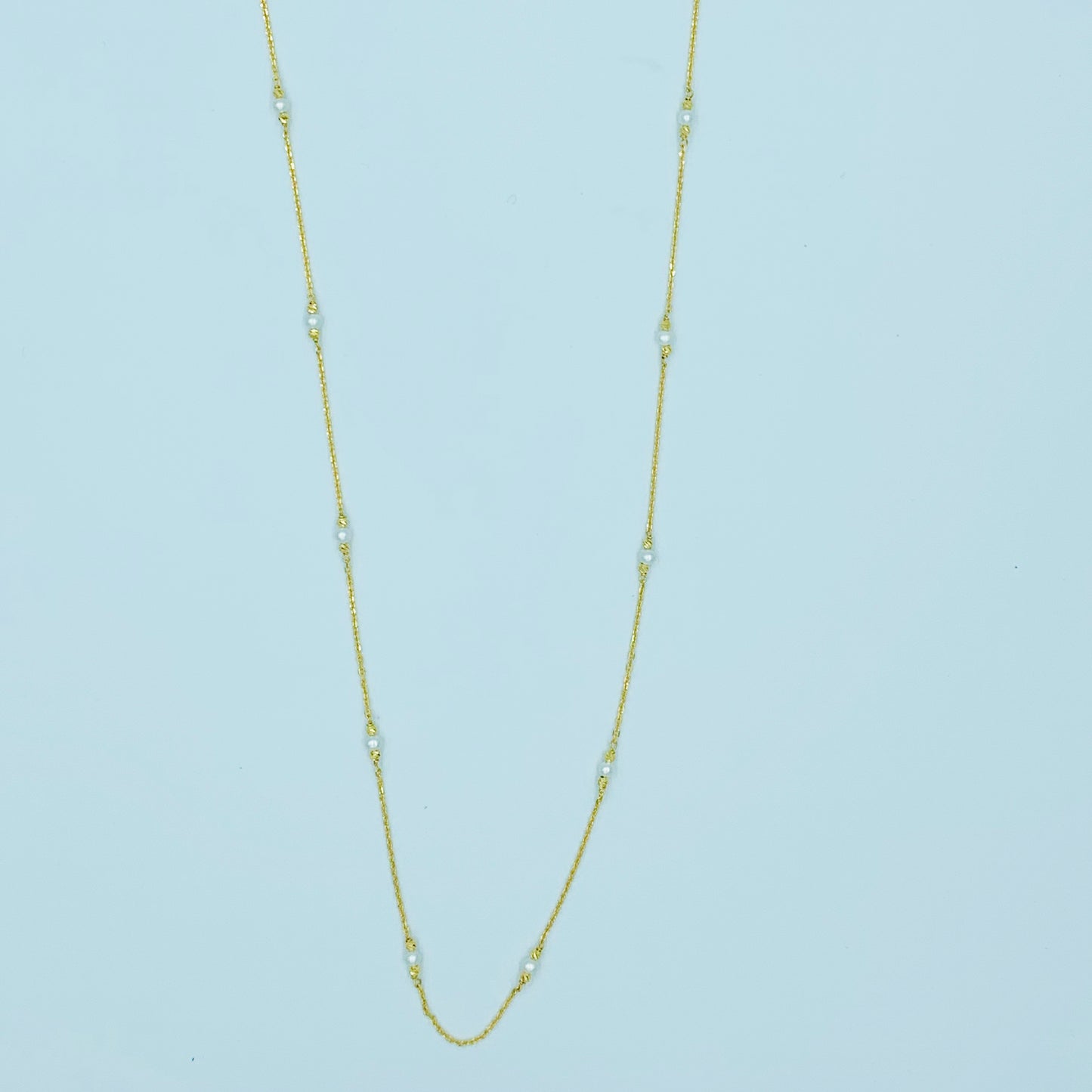 Shouq - Mini Pearl Ballon Chain - UAEJEWELS