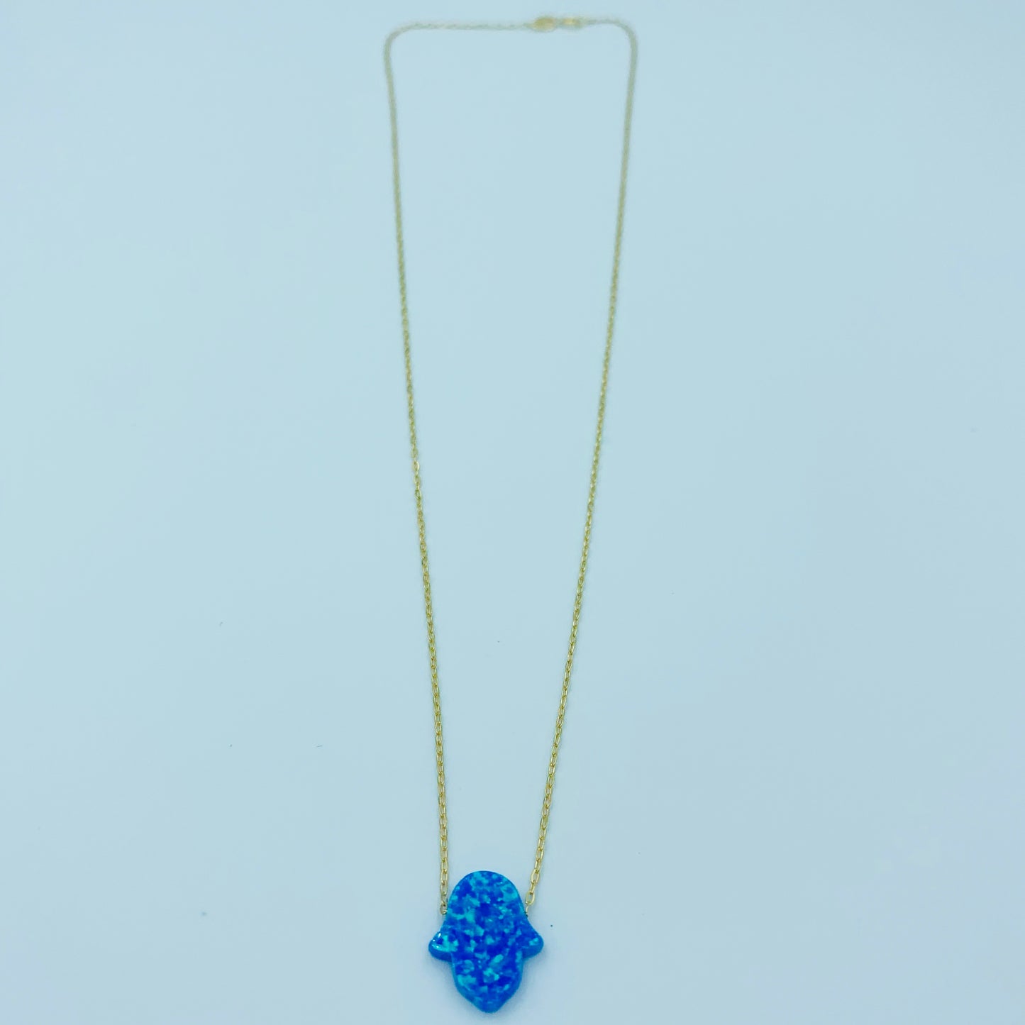 Talasim - Kaff Opal Necklace - MUSBAHJEWELLERS