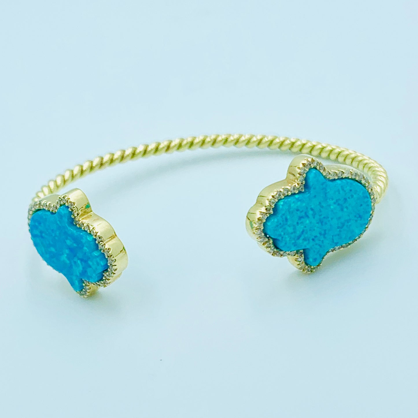 Talasim - Kaff Diamond Bangle - MUSBAHJEWELLERS