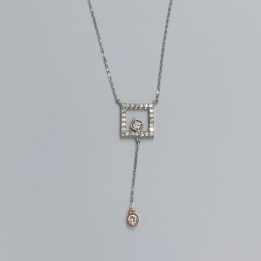 Tajreedi- Caree Diamond Necklace - UAEJEWELS