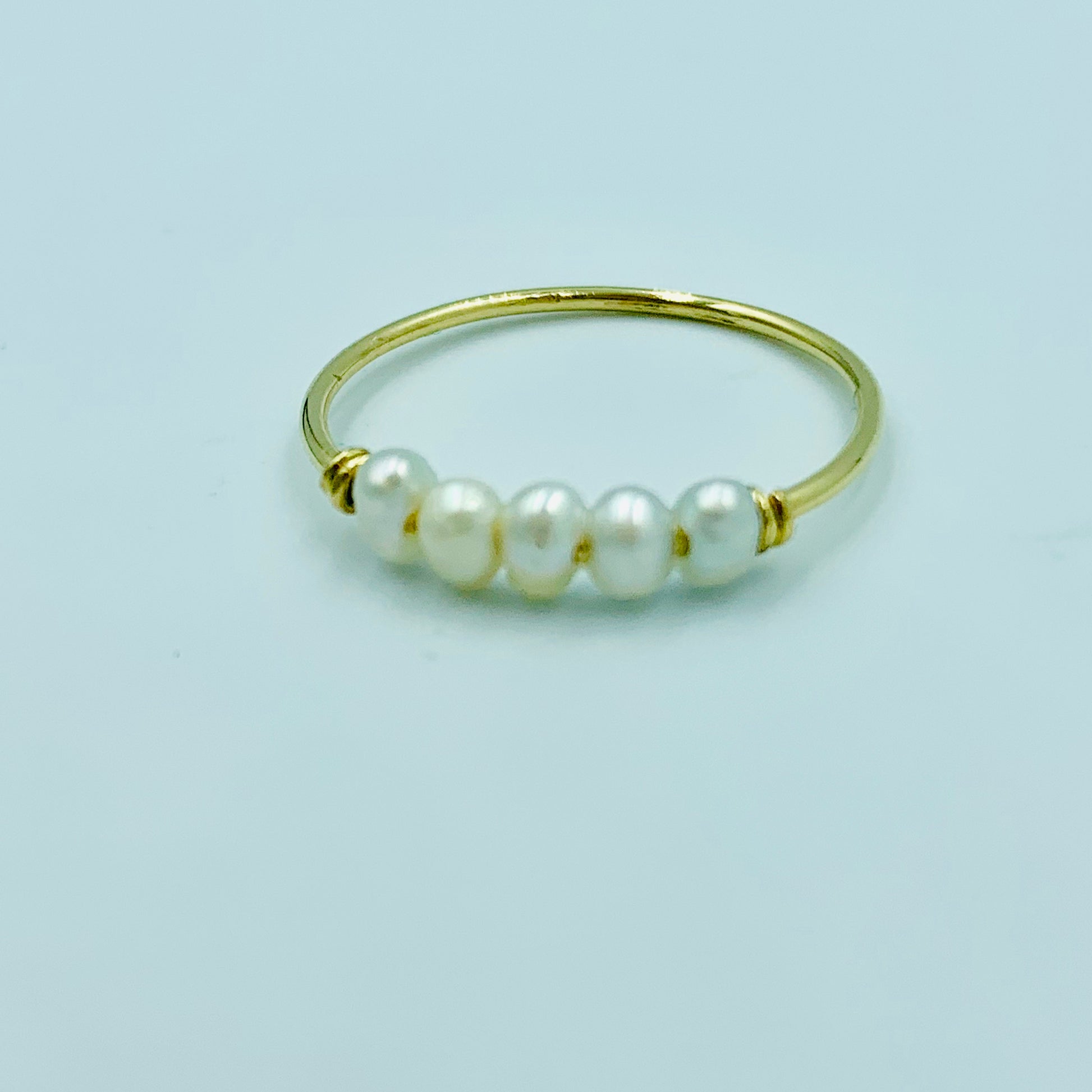 Yomiyat - 5 Pearl Ring - UAEJEWELS