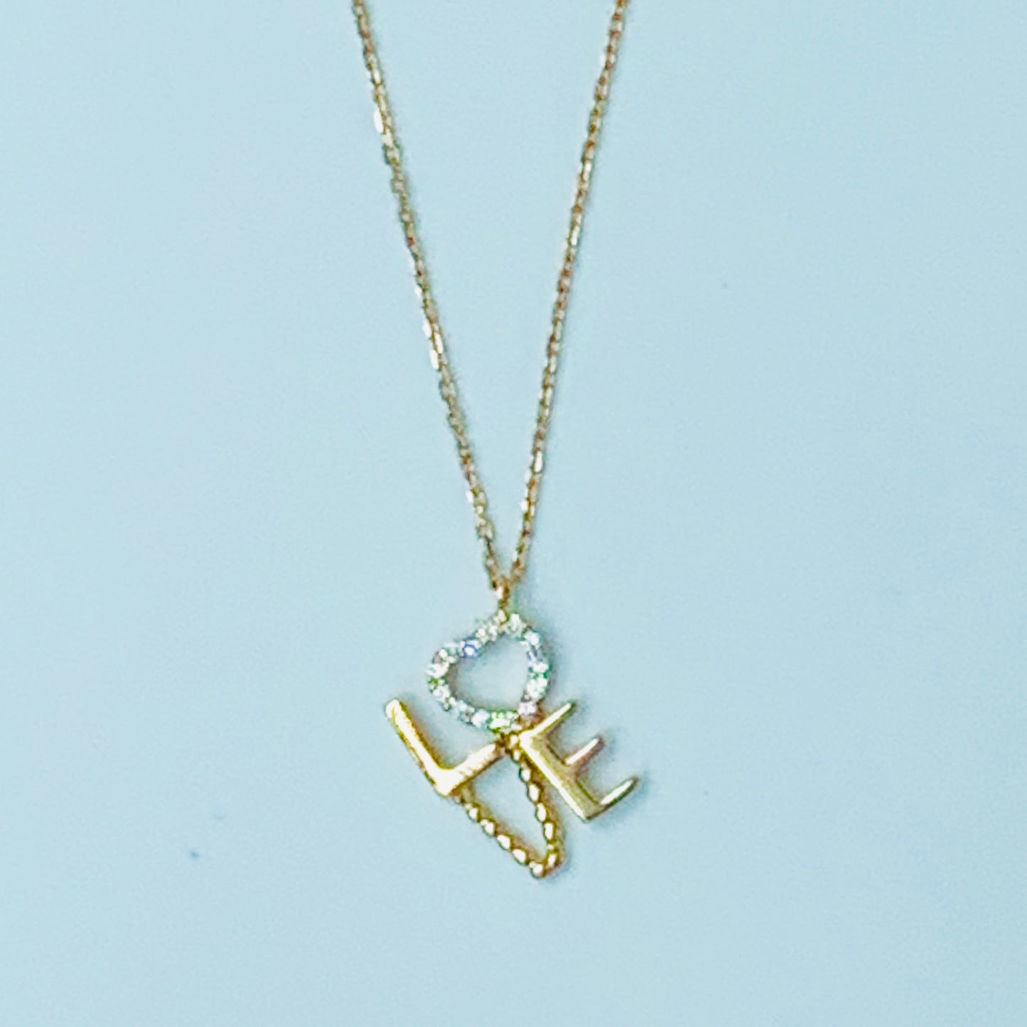 Cupid’s -  Letters Necklace - UAEJEWELS