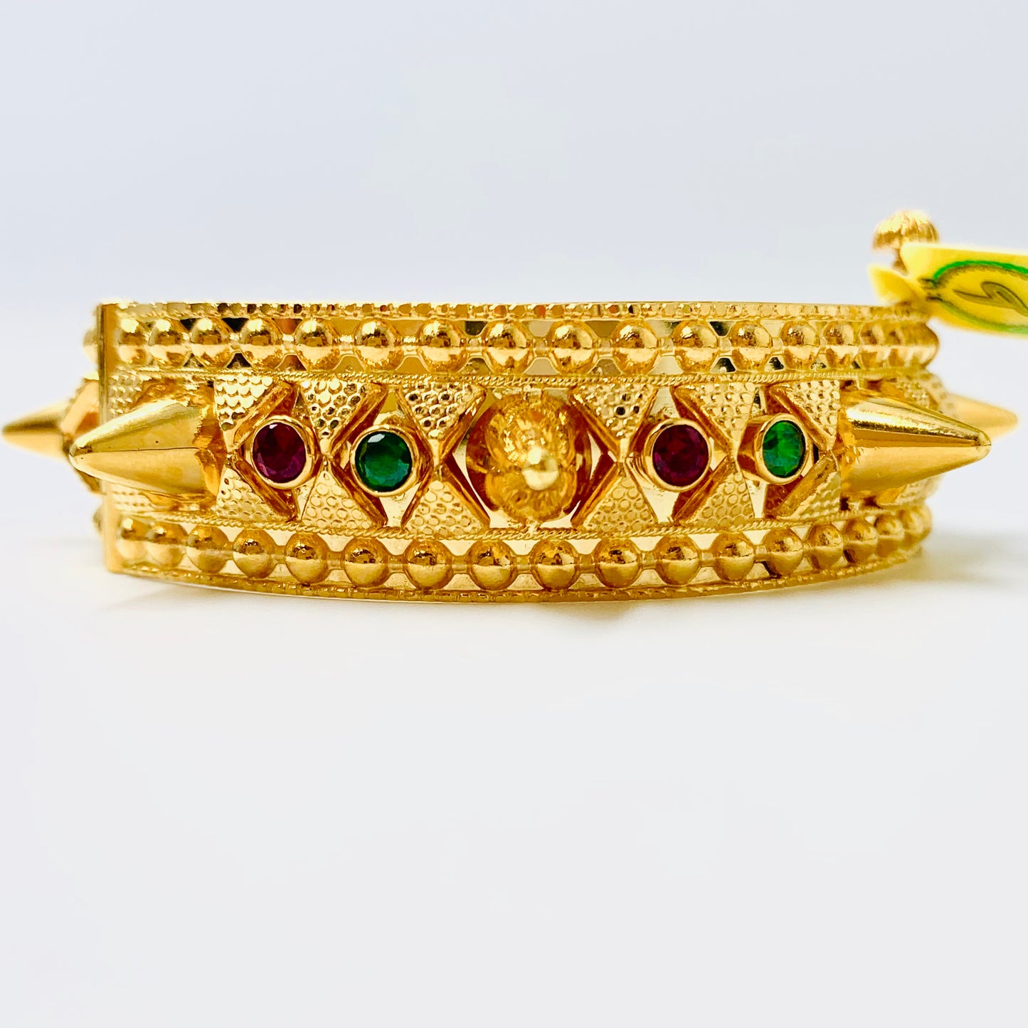 Shouq - Al Tourath Studed Bangle - UAEJEWELS