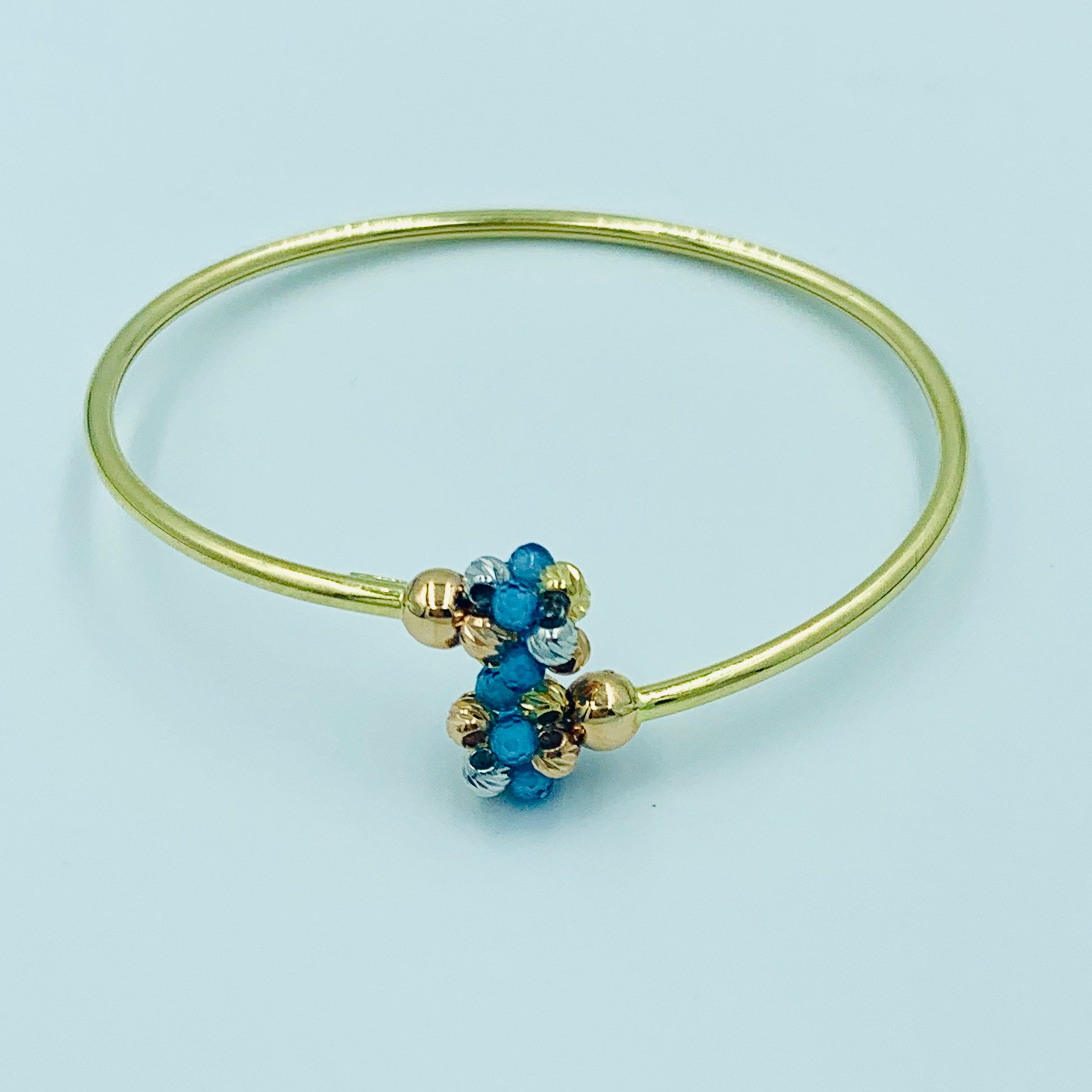 Talasim - Quarto Baby Open Bangle - UAEJEWELS