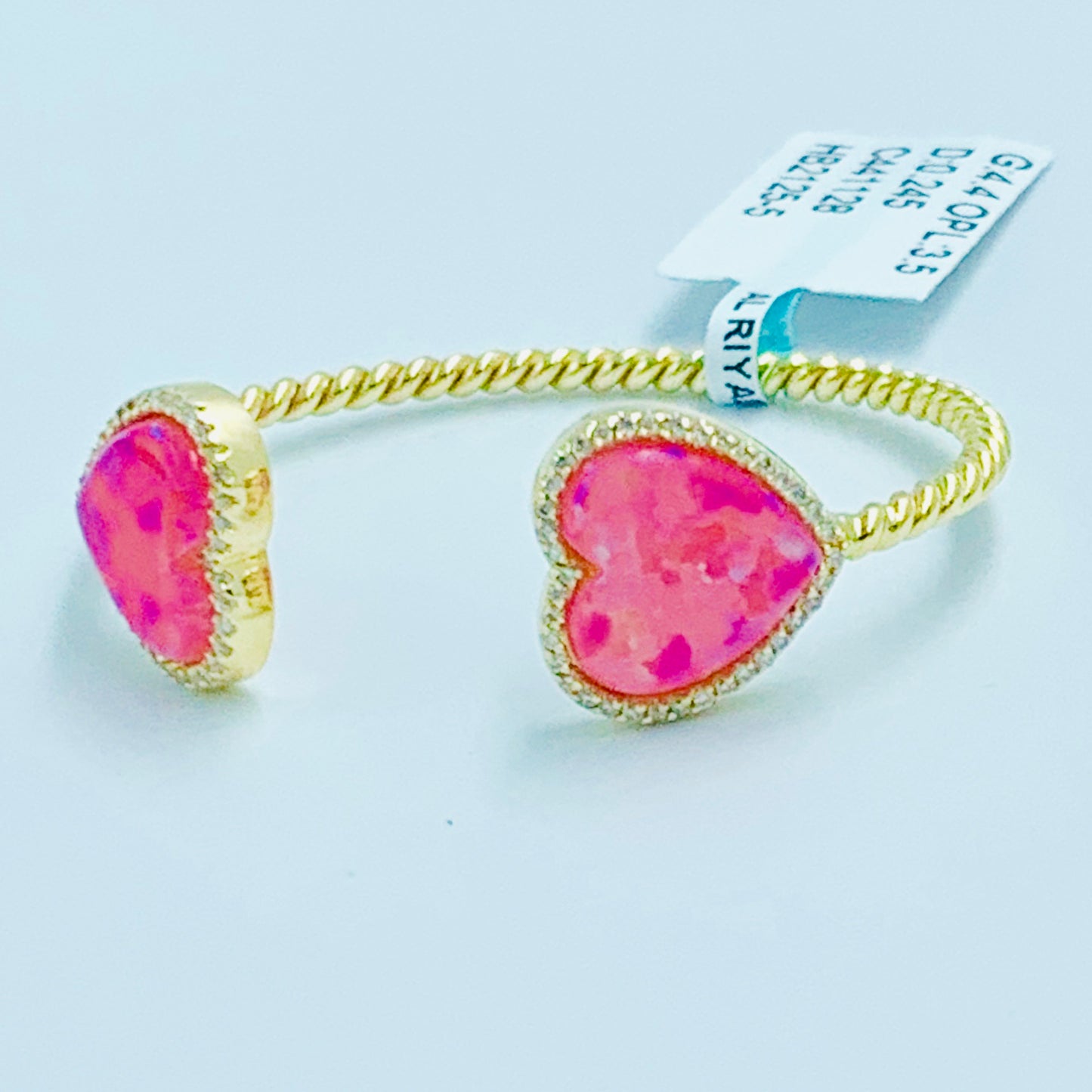 Cupid’s- Opal Heart Baby Bangle - UAEJEWELS