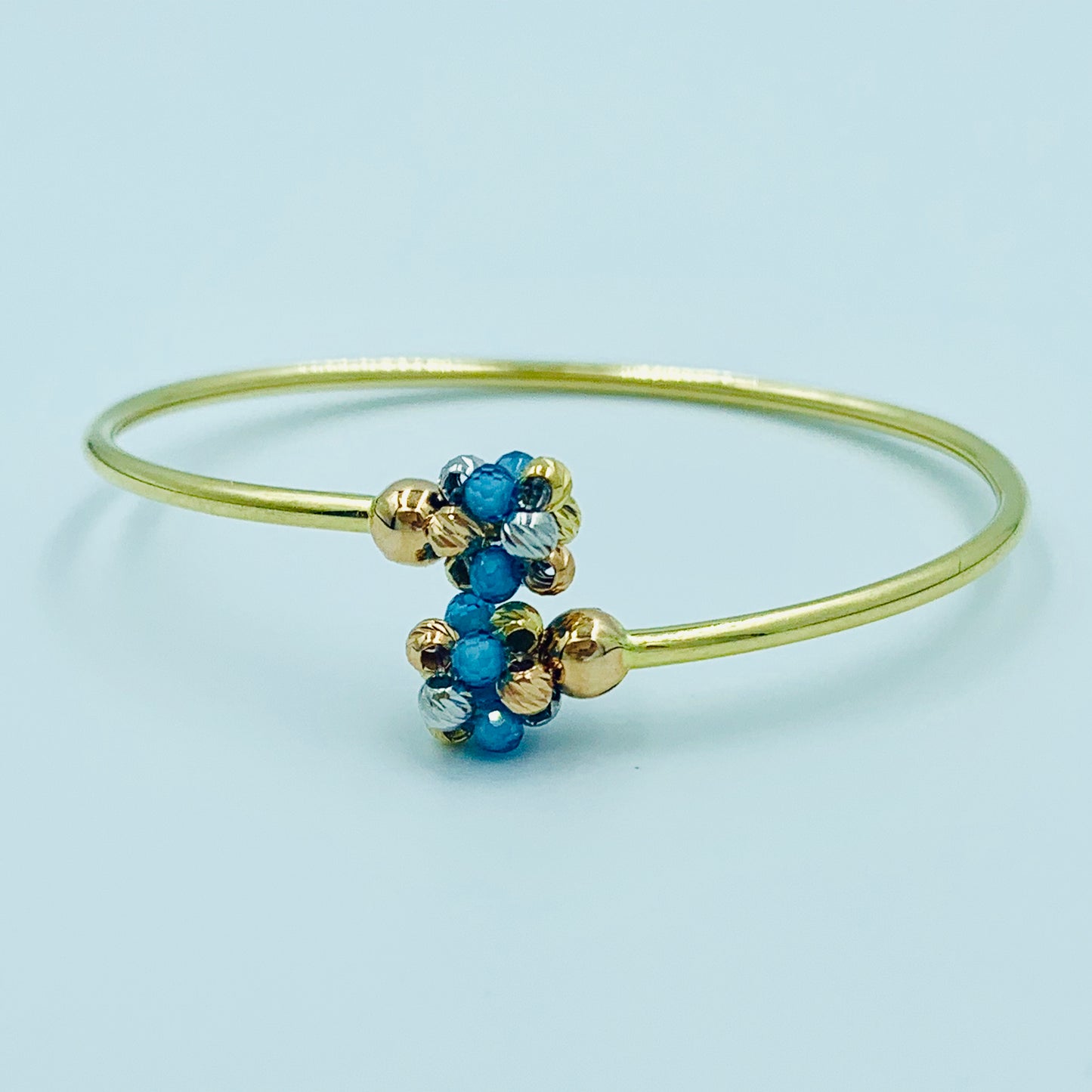 Talasim - Quarto Baby Open Bangle - UAEJEWELS