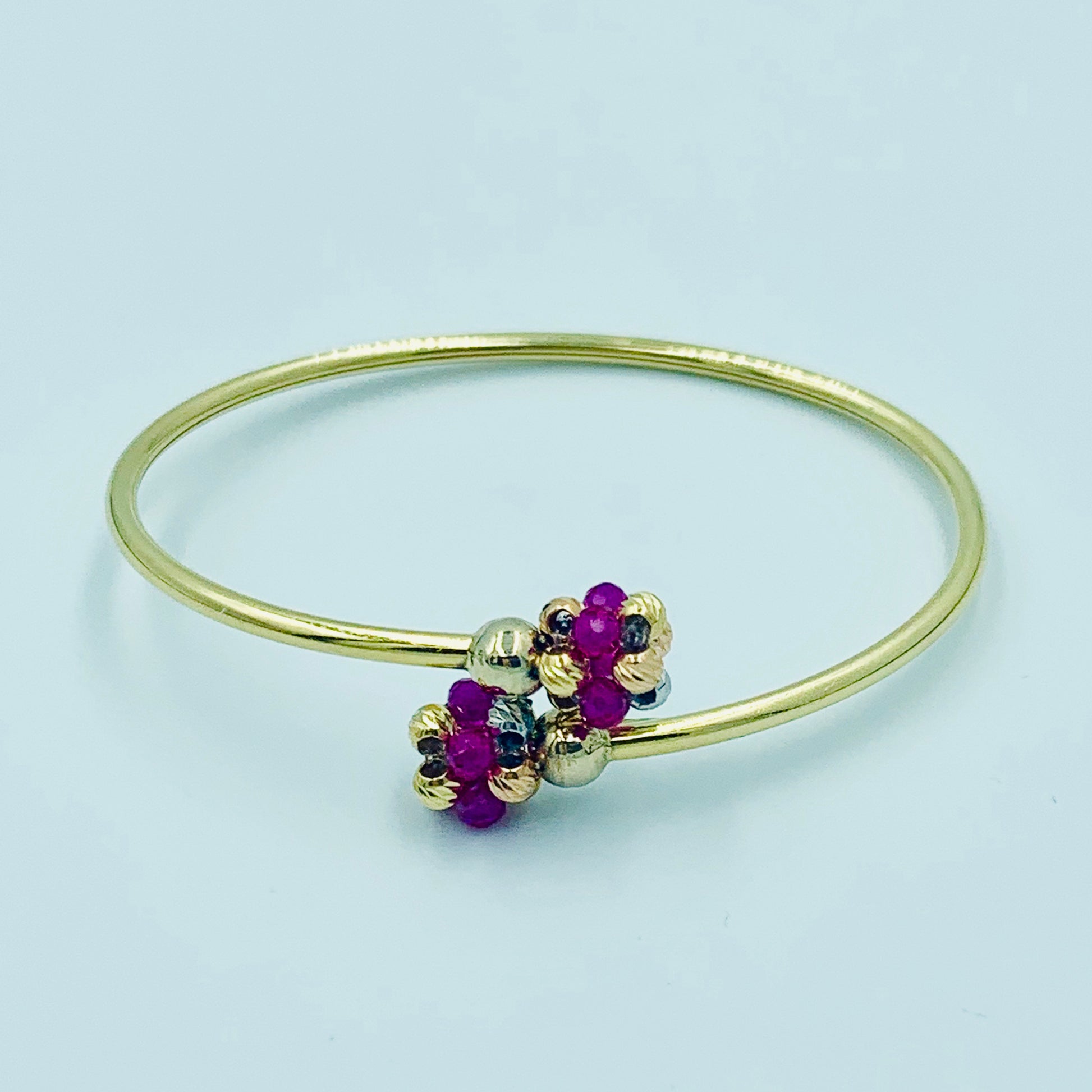 Talasim - Quarto Baby Open Bangle - UAEJEWELS