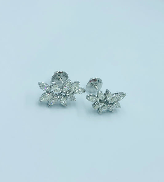 Yomiyat - Blooming Marquise Earrings