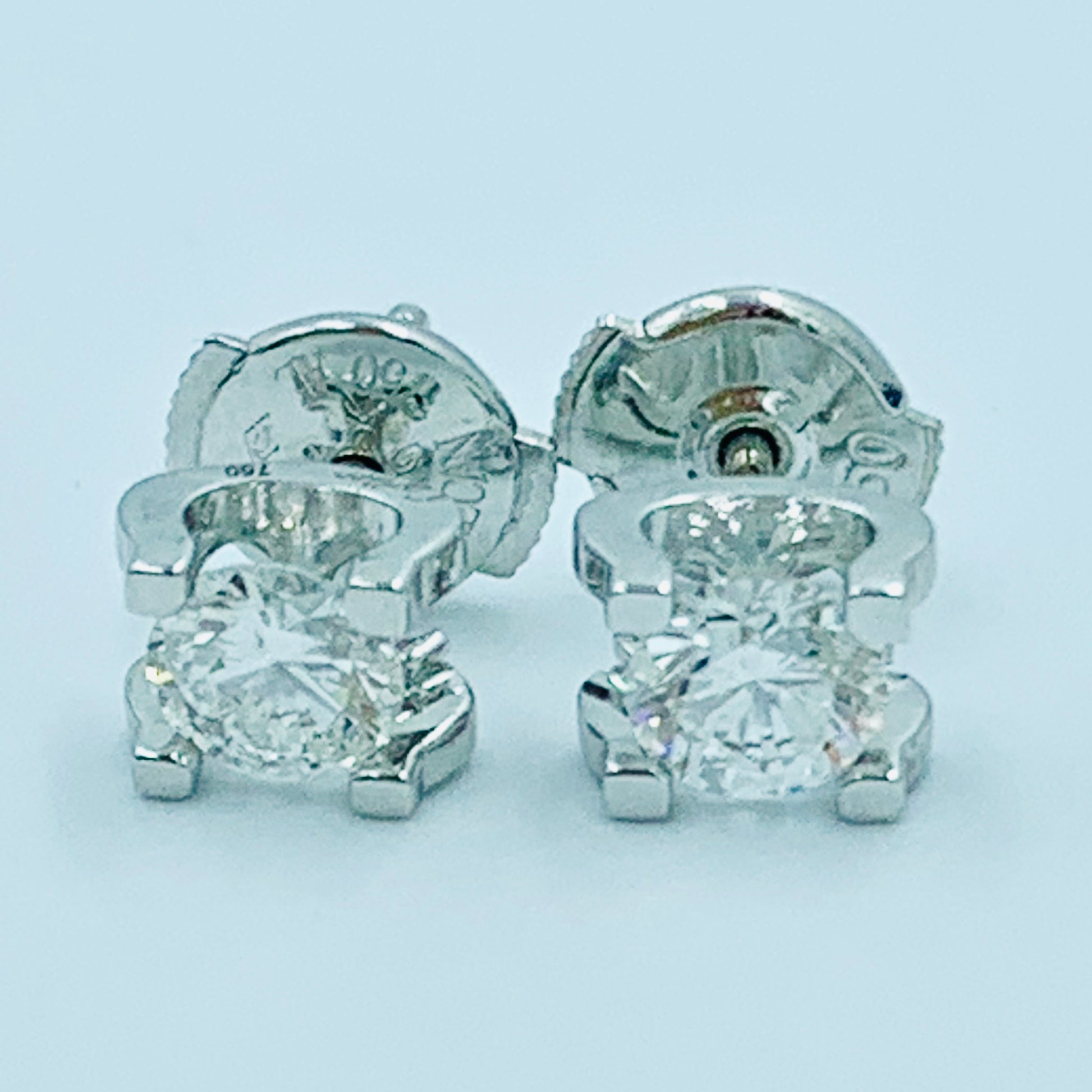 Yomiyat - U Setting Solitare Studs - UAEJEWELS