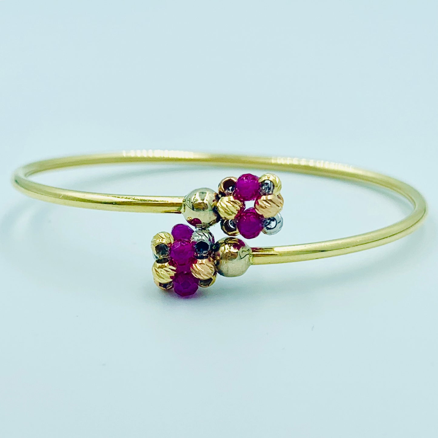 Talasim - Quarto Baby Open Bangle - UAEJEWELS